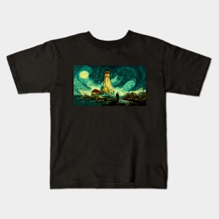 The Sky of Vincent Van Gogh (day9） Kids T-Shirt